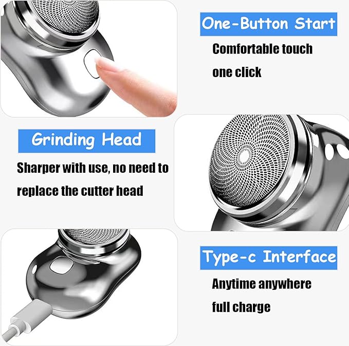 Mini-Shave Portable Electric Trimmer for Men