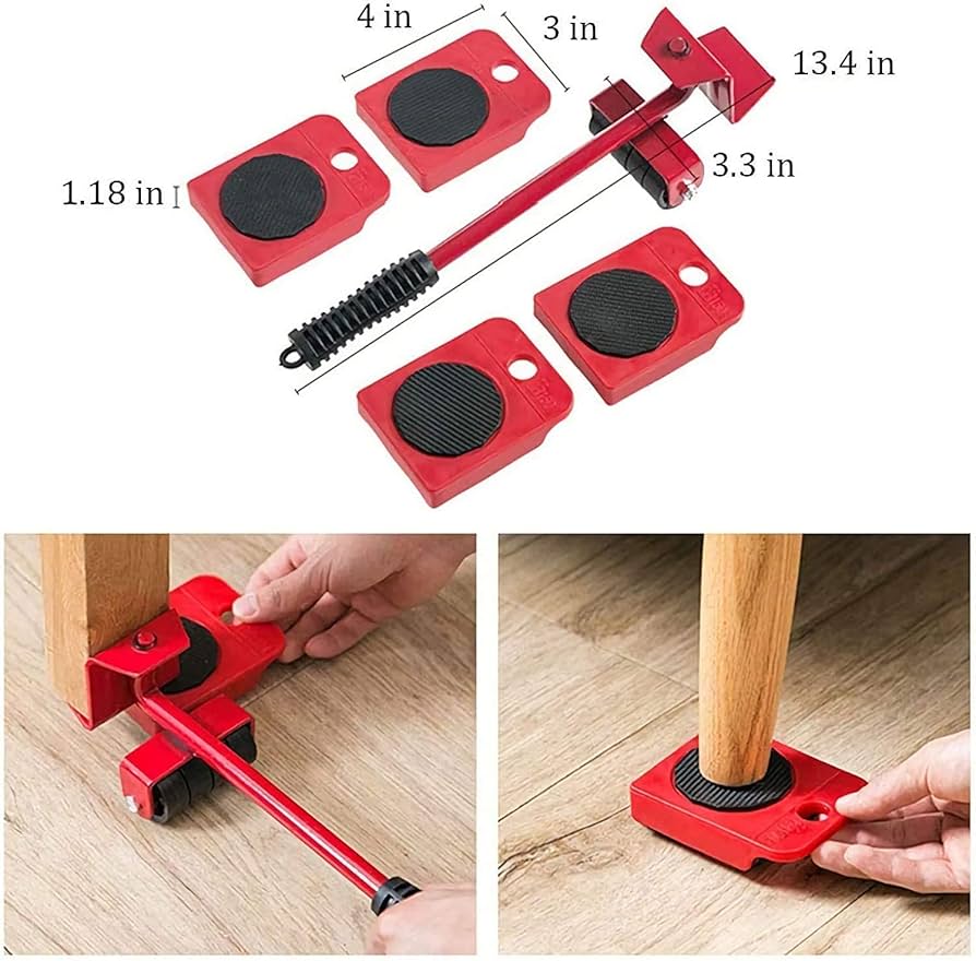 360° Furniture Moving Roller Set