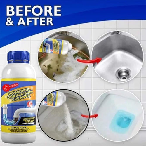 250g Powerful Drain & Sink Cleaner (Pack of 4)